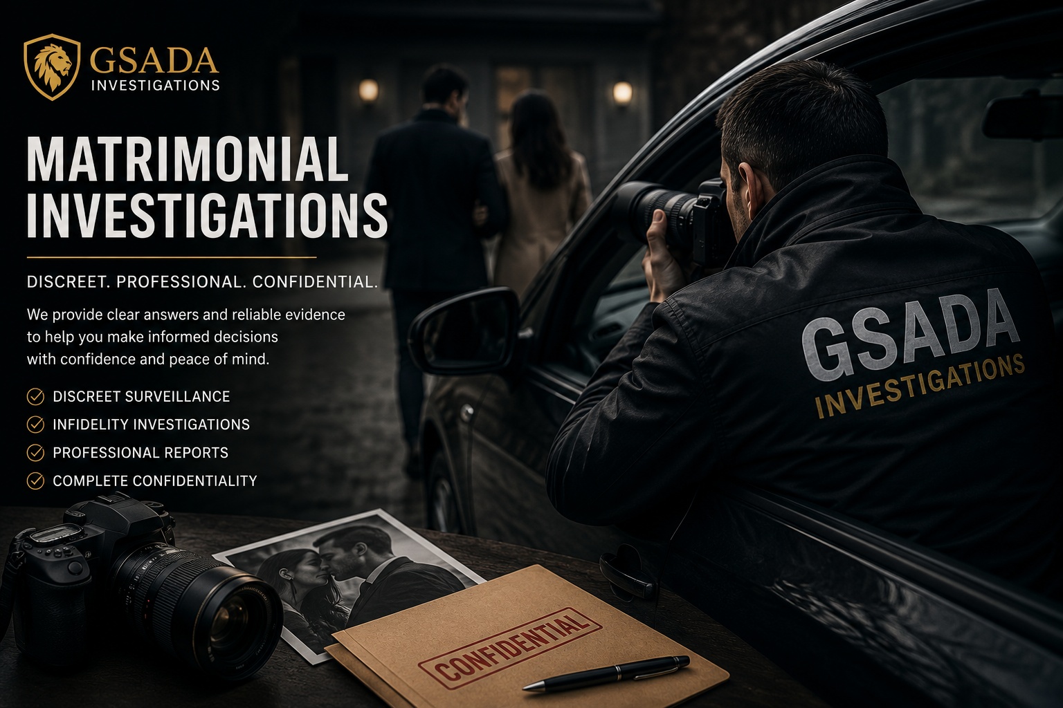 Matrimonial investigation services by private investigators in the UK